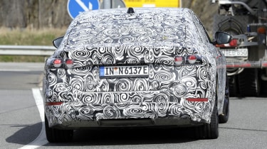 Audi A6 e-tron spy shots
