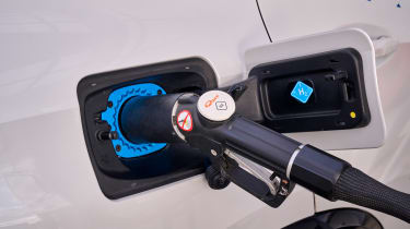 BMW iX5 Hydrogen filling port