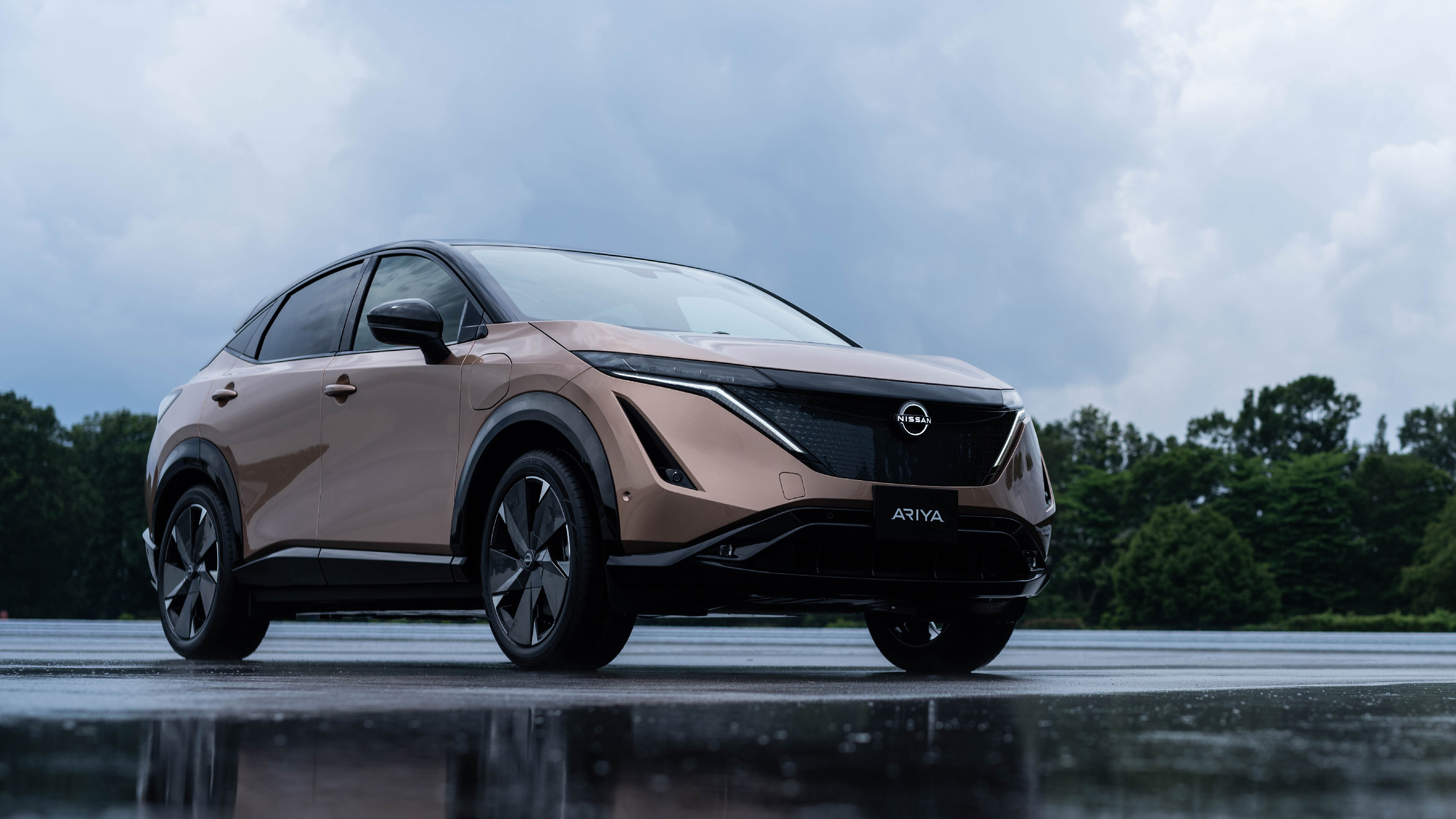 Nissan Ariya electric coupe crossover pictures  DrivingElectric