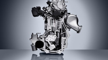 Nissan VC-Turbo engine - cutaway