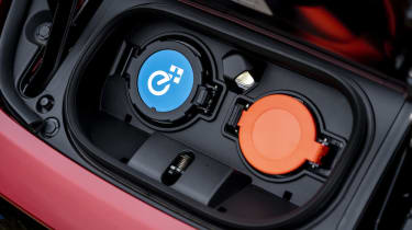 Nissan Leaf charging port