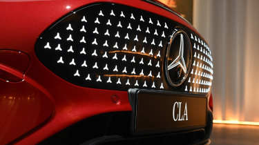 New electric Mercedes CLA - front grille 