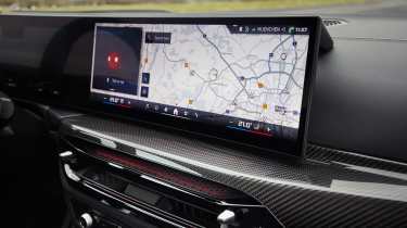 BMW i4 M50 - central infotainment screen