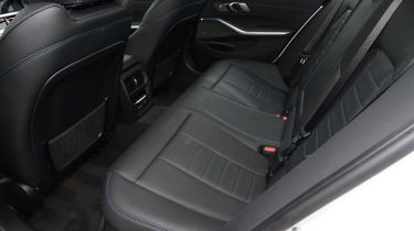 BMW 330e rear seats