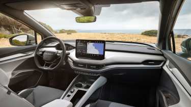 Skoda Elroq in Dynamic trim - front interior 