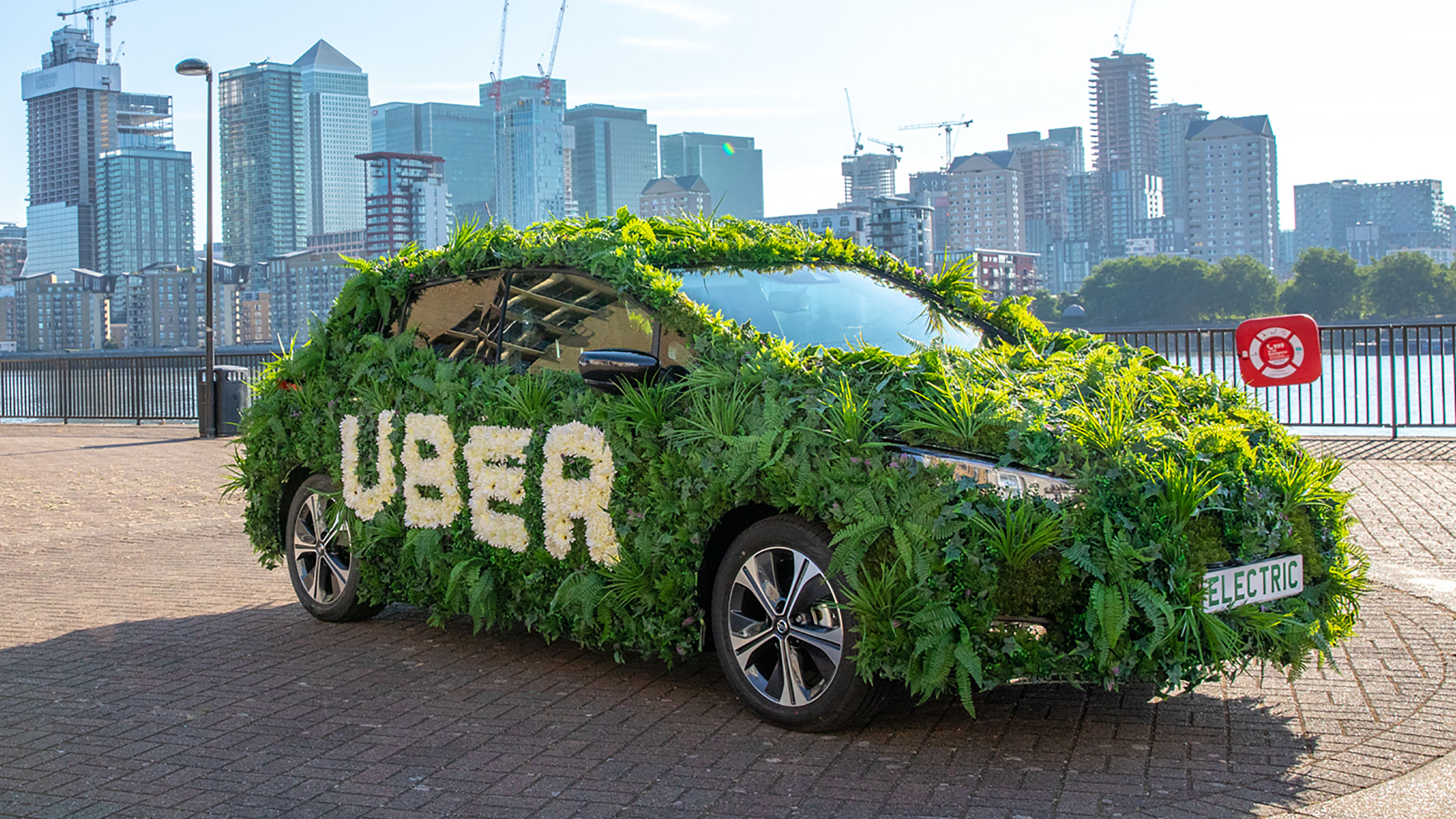 Uber Green electric taxi service launches in London  DrivingElectric