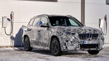 BMW iX1 winter testing