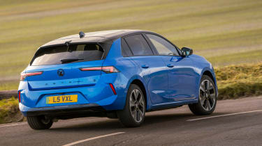 Vauxhall Astra Electric - dynamic rear
