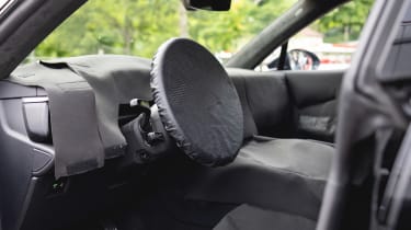 Porsche Macan EV prototype - cockpit
