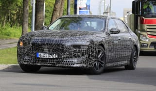 Spy shot of secretly tested future car