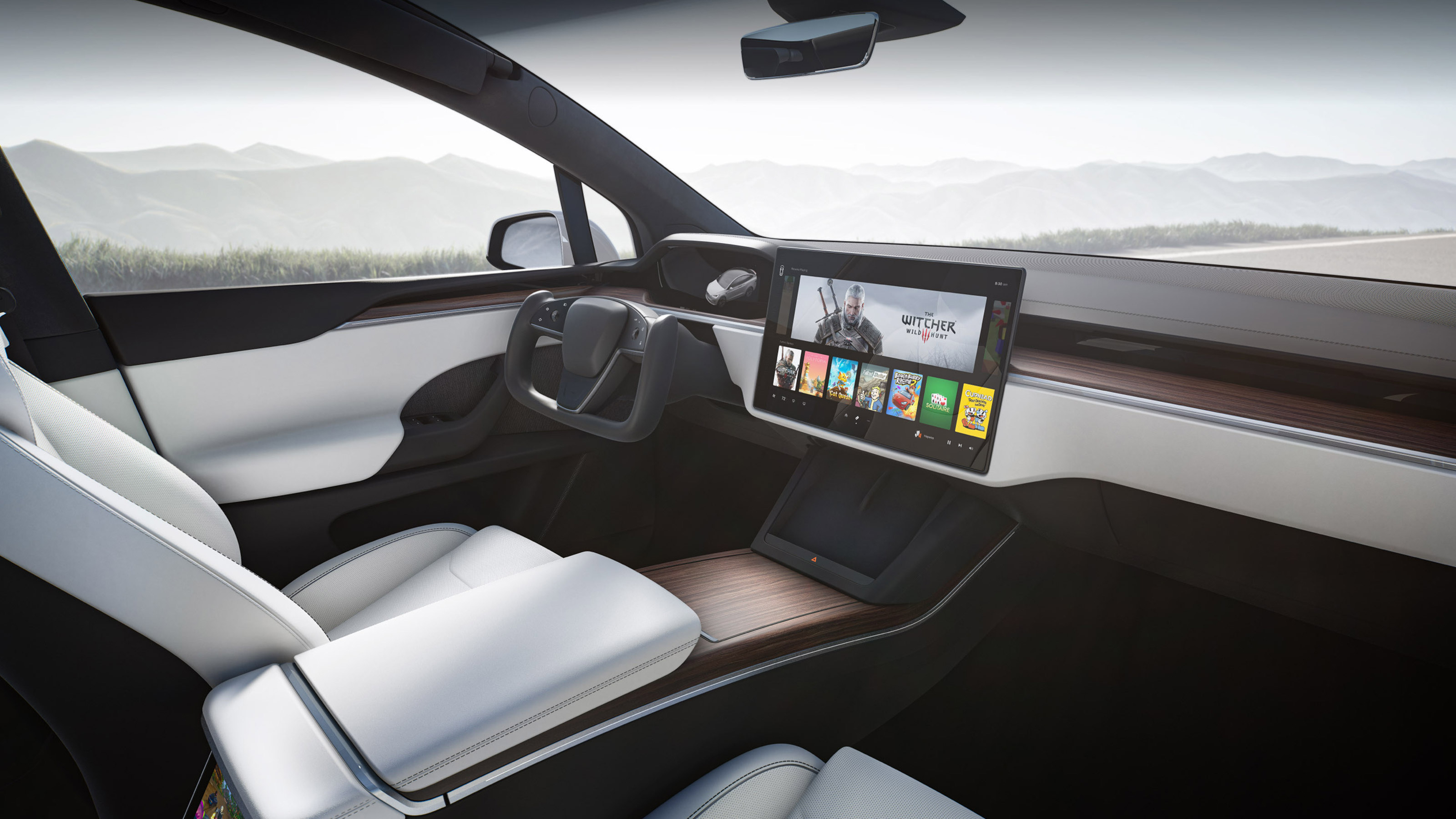 Rimpels muis of rat Onderling verbinden Tesla Model X review: interior, dashboard & comfort 2023 | DrivingElectric