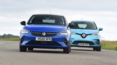 Vauxhall Corsa-e and Renault ZOE