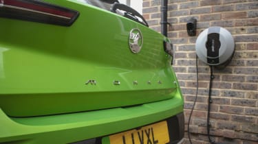Vauxhall Mokka-e charging