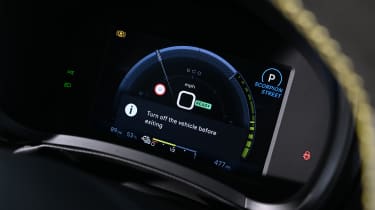 Abarth 600e - driver display