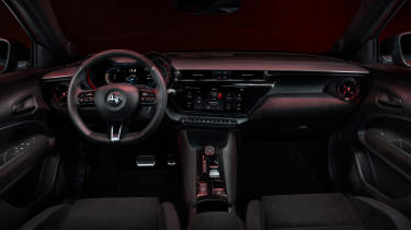 New Alfa Romeo Milano interior facing dashboard