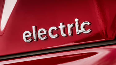 Electric car badge