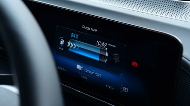 Mercedes EQC charging screen