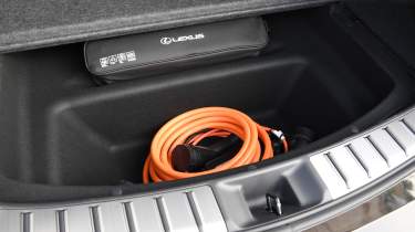 Lexus RZ 300e - cable storage