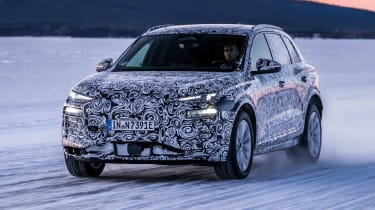 Audi Q6 e-tron - official spy dynamic
