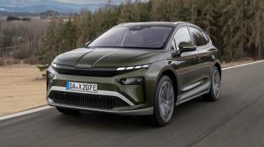 Skoda Enyaq - front tracking