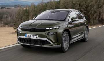 Skoda Enyaq - front tracking