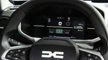 Dacia Spring - dashboard screen