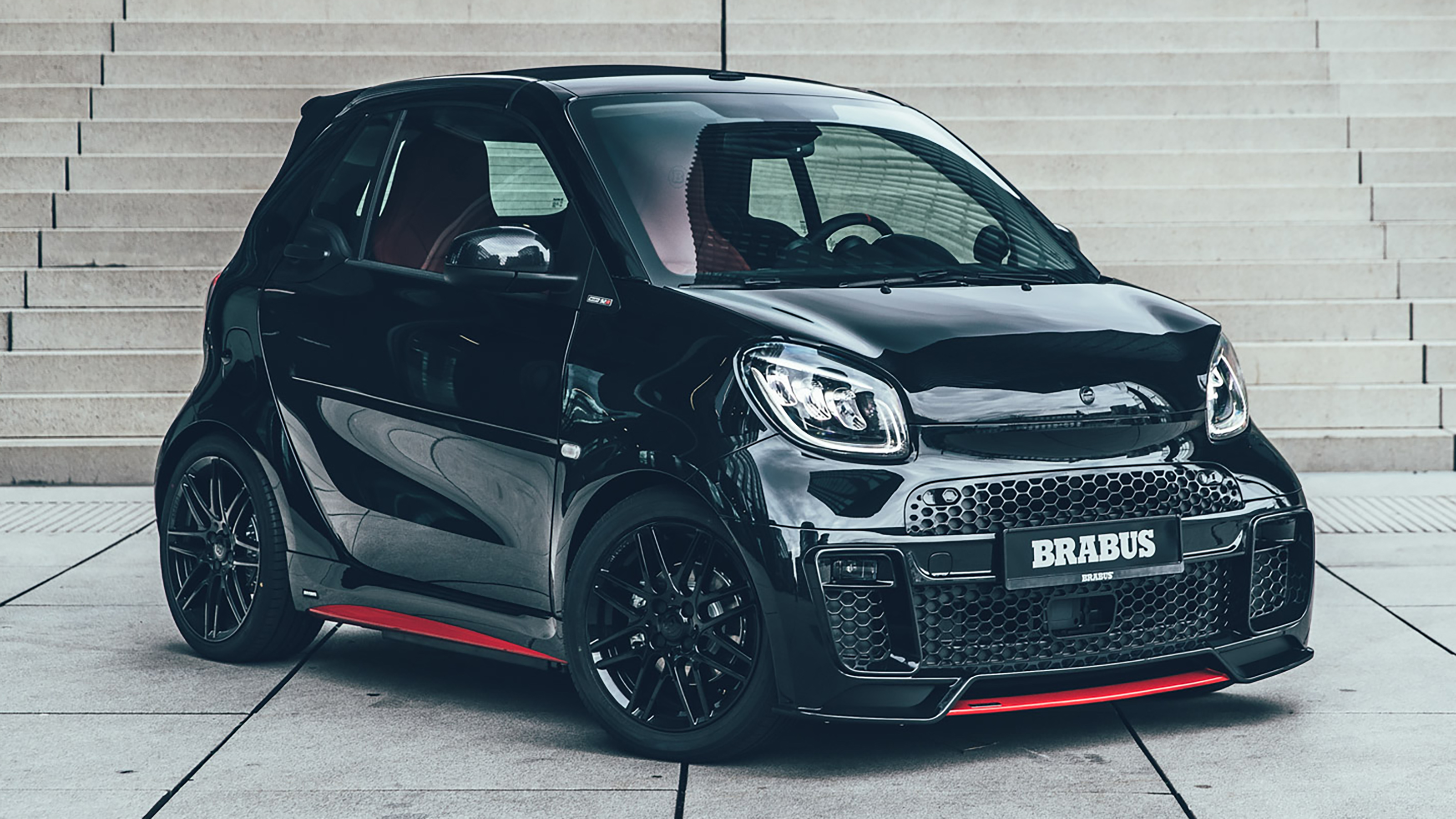 Smart fortwo EQ cabrio Exclusiv Brabus LED JBL Kame