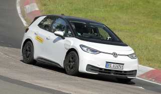 Volkswagen ID.2 testing at Nurburgring - front cornering