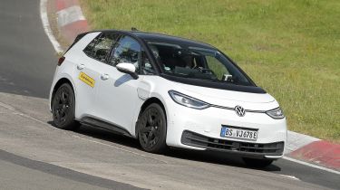 Volkswagen ID.2 testing at Nurburgring - front cornering