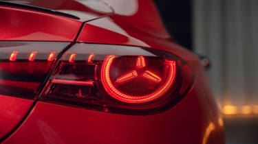 New electric Mercedes CLA - rear lights 